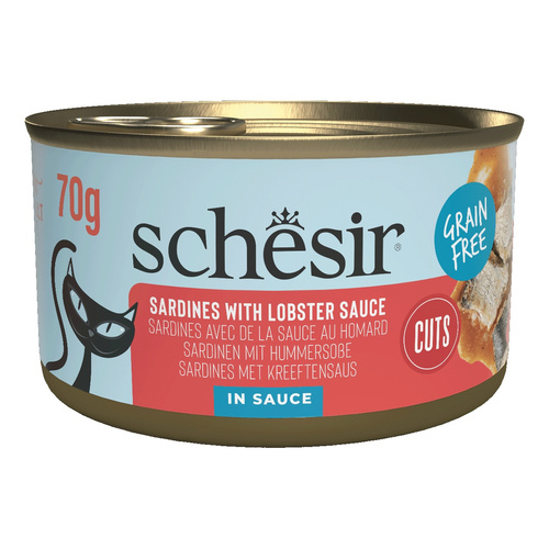 Schesir Cat Can Grill karma mokra dla kota sardynki w sosie z homara 70g