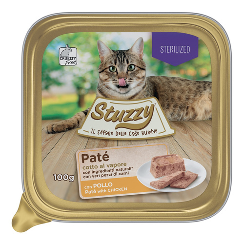 Stuzzy Pate Sterilized karma mokra dla kota kurczak 100 g po sterylizacji