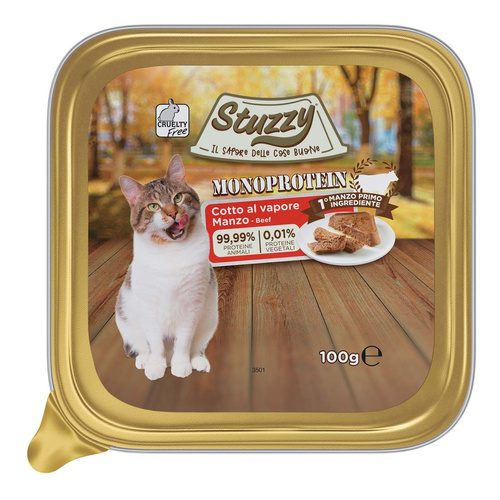 Stuzzy Monoprotein karma mokra dla kota wołowina 100 g