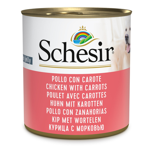 Schesir Complements karma mokra dla psa kurczak z marchewką w galarecie 285 g