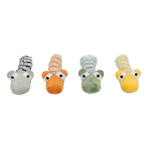 Trixie Wąż zabawka dla kota mix kolorów 20 cm z kocimiętką