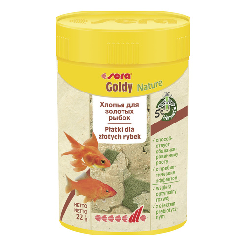 Sera Goldy Nature 100 ml płatki -pokarm premium