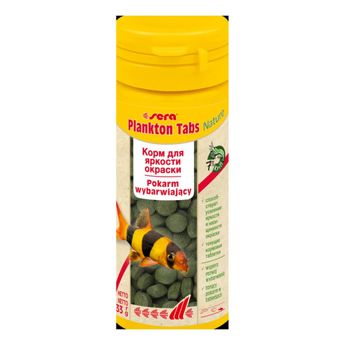 Sera Plankton Tabs Nature 50 ml - pokarm wybarwiający w tabletkach
