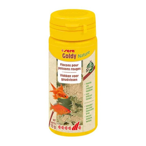 Sera Goldy Nature 50 ml płatki - pokarm dla złotych rybek