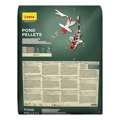 Sera Pond Pellets 5 kg- staw.pokarm energetyczny