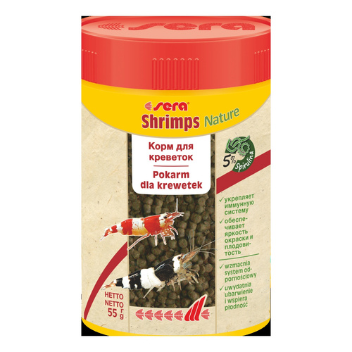 Sera Shrimps Nature 100 ml granulat - pokarm dla krewetek i raków