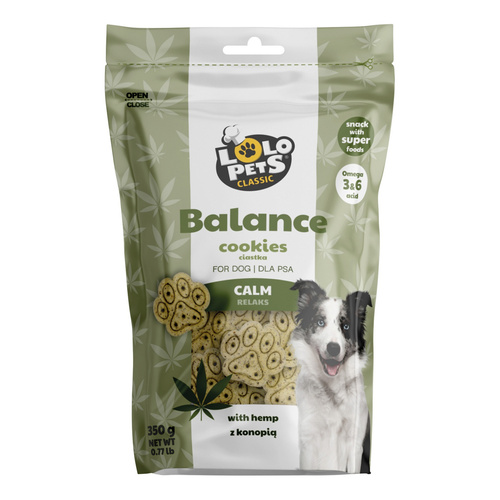Ciasteczka Dla Psa Calm - Uspokajające Z Konopiami I Melisą 350G Doypack