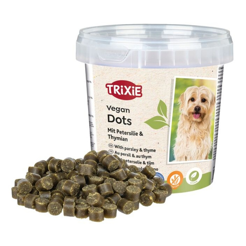 Vegan Soft Snack Dots, przysmak, dla psa, z pietruszką i tymiankiem, 200 g