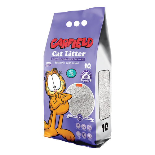 Garfield, żwirek bentonit dla kota, lawendowy 10L