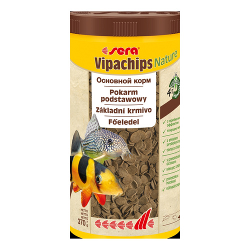 Sera Vipachips Nature 1.000 ml chipsy tonące - pokarm podstawowy