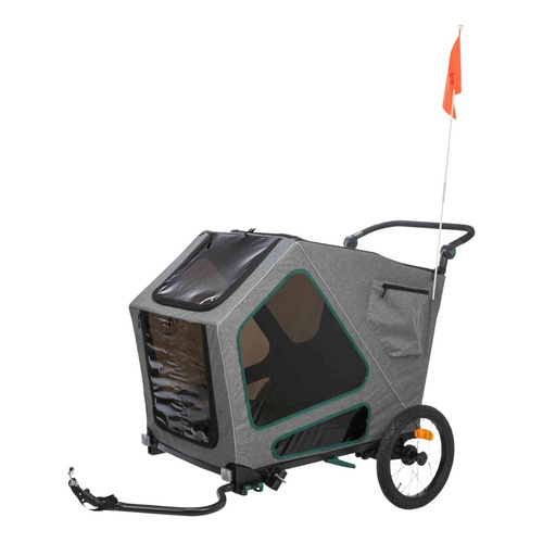 Trixie Przyczepka rowerowa, L: 80 × 103 × 98/147 cm, z zawieszeniem, max 45 kg