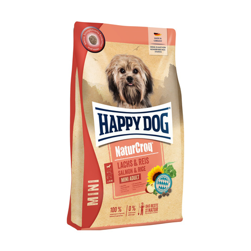 Happy Dog NaturCroq Mini Łosoś&Ryż, karma sucha, 4kg