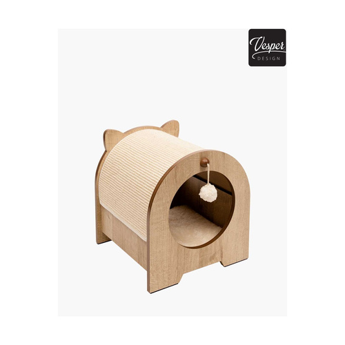 CatIt Legowisko z drapakiem  Vesper Minou, 36 x 36.5 x 40.5 cm