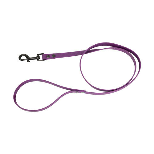 Barry King Smycz dla psa z wytrzymałej gumy, fioletowa, 16mm/1,2m