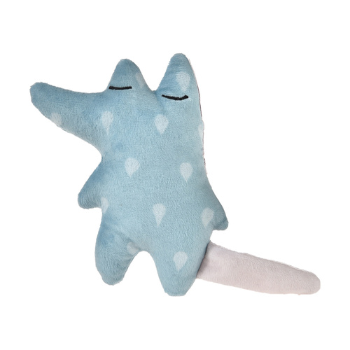 Barry King Lis, zabawka pluszowa dla psa, z dźwiękiem, 20x14cm, błękitny