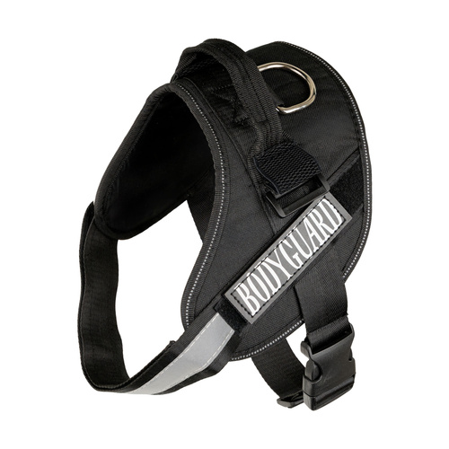 Barry King Szelki Bodyguard dla psa, czarny, XXL, 75-100 cm