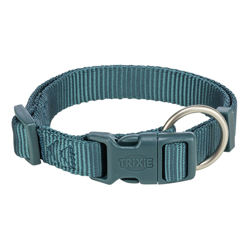 Trixie Premium, obroża, dla psa, petrol, L-XL: 40-65 cm/25 mm