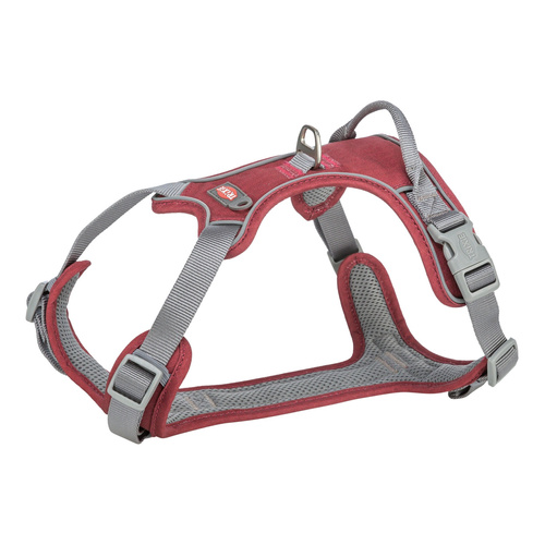 Trixie Premium Active, szelki, dla psa, bordowe, M-L: 60-75 cm/25 mm