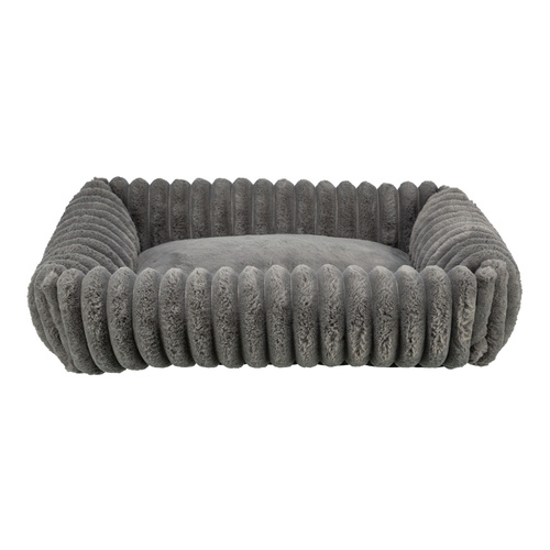 Trixie Lonni, legowisko, dla psa/kota, plusz, szare, 100 × 70 cm