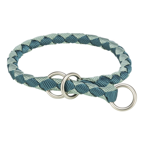 Trixie Cavo, obroża zaciskowa, dla psa, petrol/szałwiowy, L-XL: 52-60 cm/o 18 mm