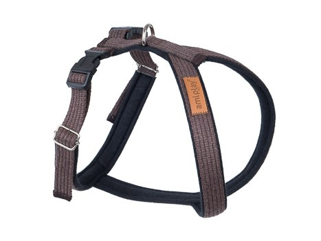 amiplay Szelki regulowane Grand Soft Cotton L max47x50-62cm Brązowy