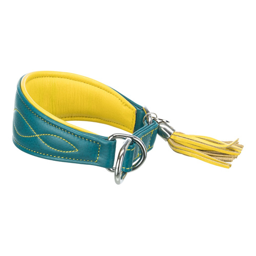 Trixie Active Comfort obroża, dla chartów, petrol, XS: 21-26 cm/40 mm