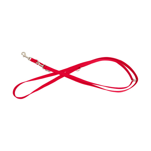 Barry King Classic smycz regulowana dla psa, czerwona, L-XL, 25mm/2m