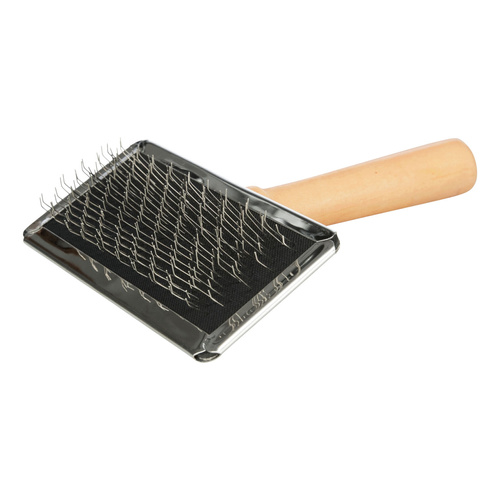 Trixie MIĘKKA SZCZOTKA Z GRZEBYKIEM CZYSZCZĄCYM 9 x 13 cm