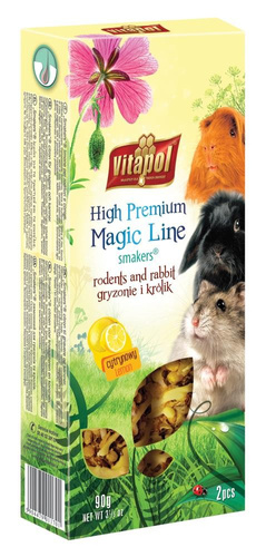 Vitapol SMAKERS DLA GRYZONI I KRÓLIKA Z CYTRYNĄ MAGIC LINE