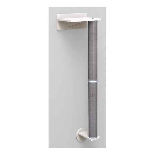 Trixie Zestaw ścienny 1, dla kota, biały/szary, 35×130x25 cm, słupek z uchwytami