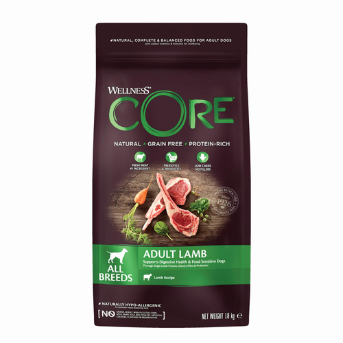 Wellness Core Adult Lamb karma sucha dla dorosłych psów jagnięcina, 1,8kg