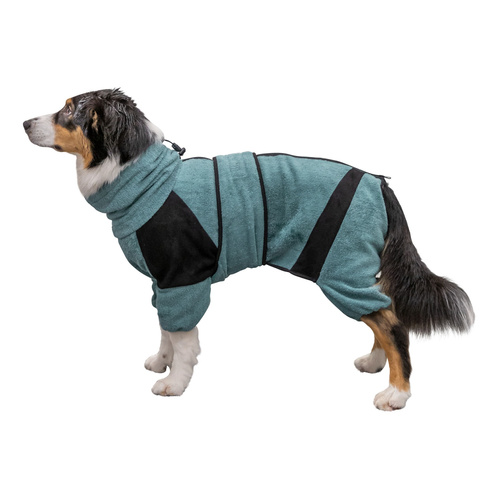 Trixie Szlafrok, dla psa, tkanina frotte, petrol, M: 46 cm, na rzepy