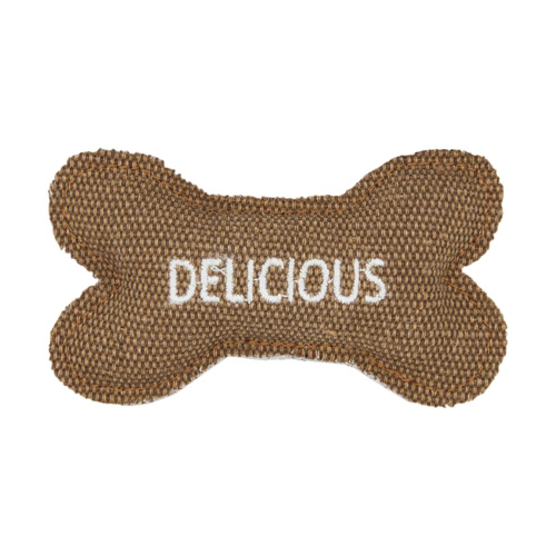 Barry King kość z mocnego materiału brązowa  10,5 x 6 cm