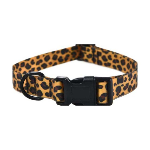 Barry King Wodoodporna obroża dla psa, PVC, panterka, 2x35-55cm