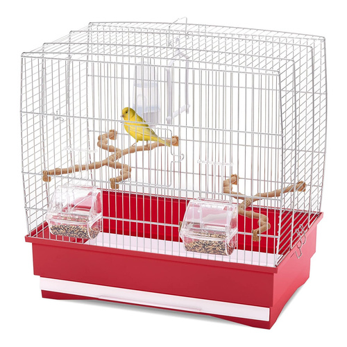 IMAC Irene 2 klatka dla ptaków czerwona 45x27x43 cm