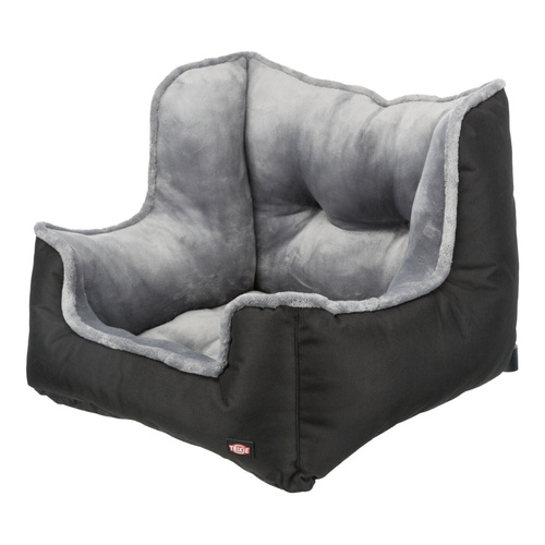 Trixie Fotelik samochodowy, czarny/szary, 50 x 40 x 50 cm