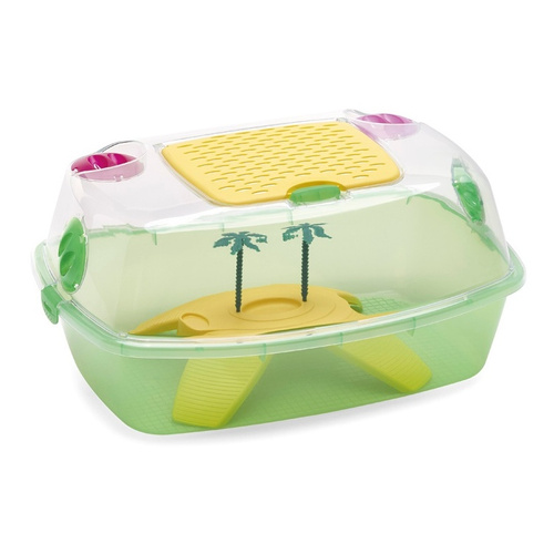 IMAC Dafne Beach terrarium dla żółwi zielone plastik 54x39x27 cm