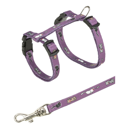 Trixie Szelki ze smyczą dla kociąt JUNIOR, 21-33 cm/8 mm, 1.20 m