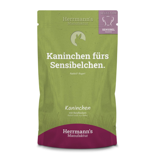 HERRMANN'S Selection Sensitive Dog Kaninchen - królik (150g)