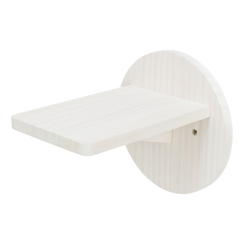 Trixie Schodek, dla kota, do montażu na ścianie, biały, drewno sosnowe, 19x22 cm