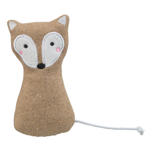 Trixie Lis, zabawka, dla kota, materiał, 13 cm, z kocimiętką