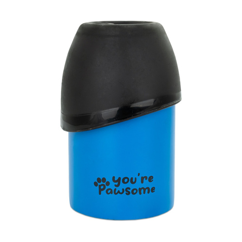 Barry King Butelka, dla psa/kota, niebieska, stal nierdzewna, 350ml