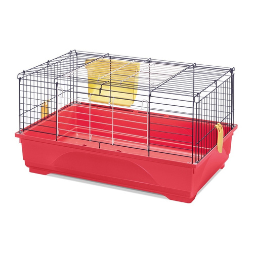 IMAC Easy 80 klatka dla gryzoni/królika czerwona 80x485x42 cm