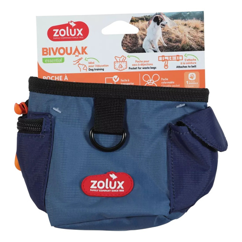 ZOLUX Saszetka na przysmaki dla psa BIVOUAK niebieska