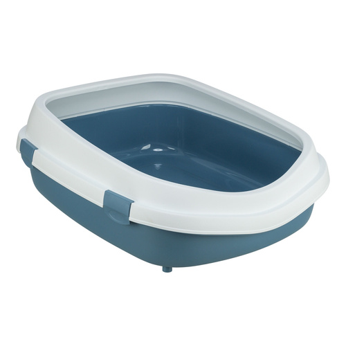 Trixie Primo XXL, kuweta, niebieski/szary, 56 × 25 × 71 cm, z ramką