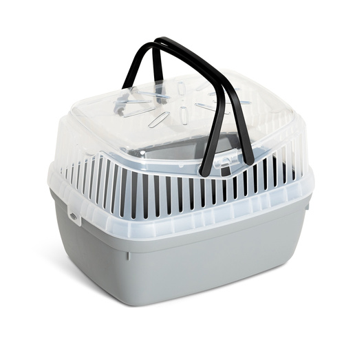 Panama Pet Transporter dla gryzoni i królików, szary,  30x23x21cm