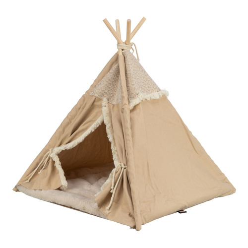Trixie Boho Tipi, legowisko zamknięte, dla psa/kota, beż, 55 x 65 x 55 cm