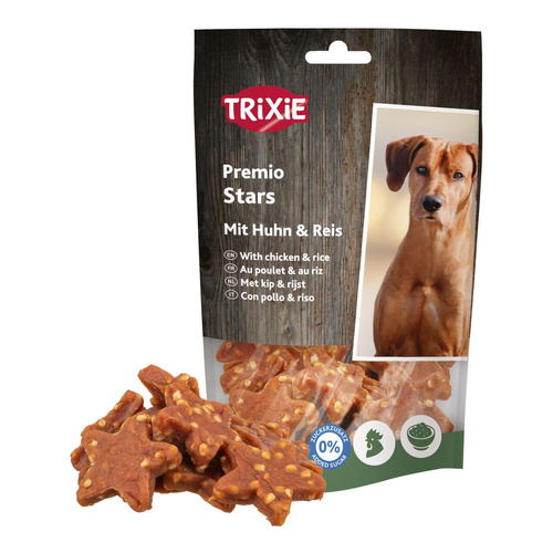 Trixie PREMIO Stars, przysmak, dla psa, kurczak i ryż, 100 g