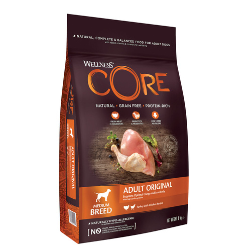 Wellness Core Active Life karma sucha dla psów dorosłych, kurczak i indyk 10kg