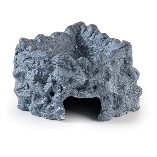 Eao Terra Wet Rock kryjówka z miską do terrarium ceramiczna M 18x13x95cm 130ml narożnikowa
